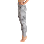 Grey Shattered Yoga Leggings